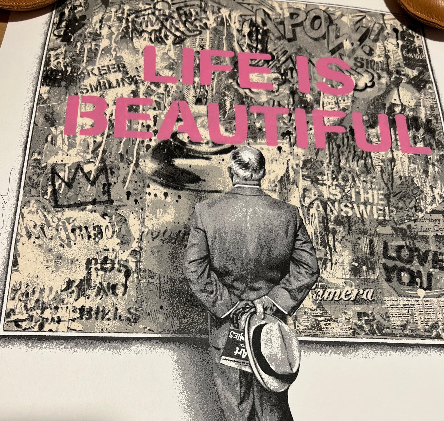 Street Connoisseur
(Screen print on paper) by Mr. Brainwash - Signature Fine Art