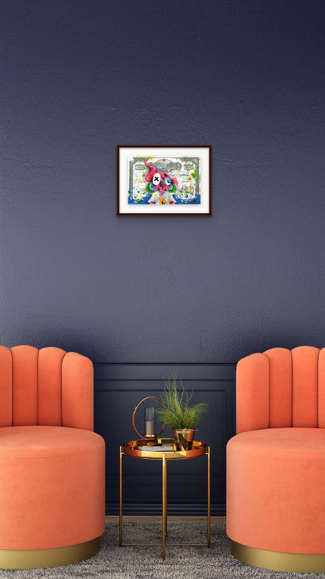 Blue Bubbles by Nite Owl - Signature Fine Art