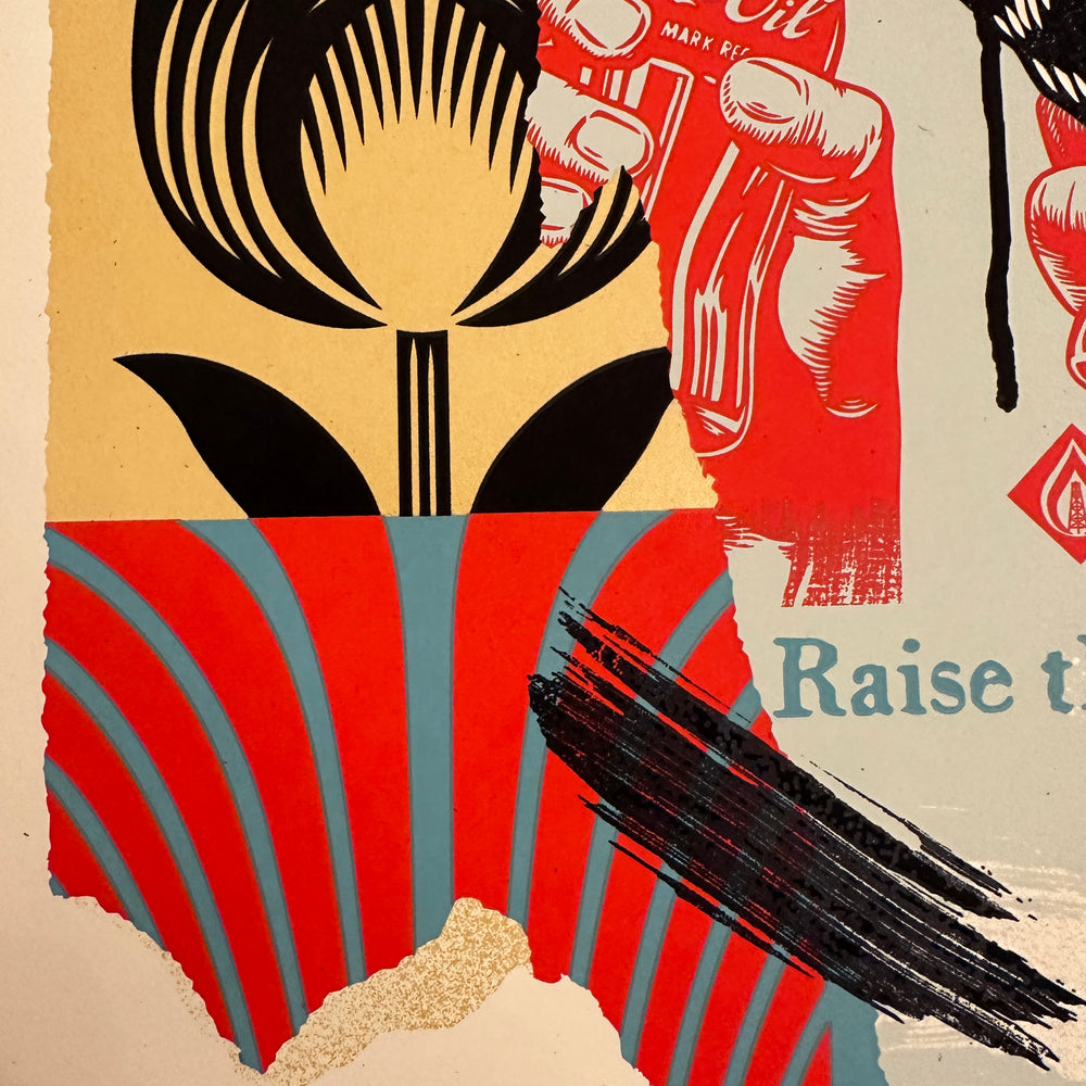 
                  
                    Raise the Level (Peace) by Shepard Fairey by OBEY (Shepard Fairey) - Signature Fine Art
                  
                