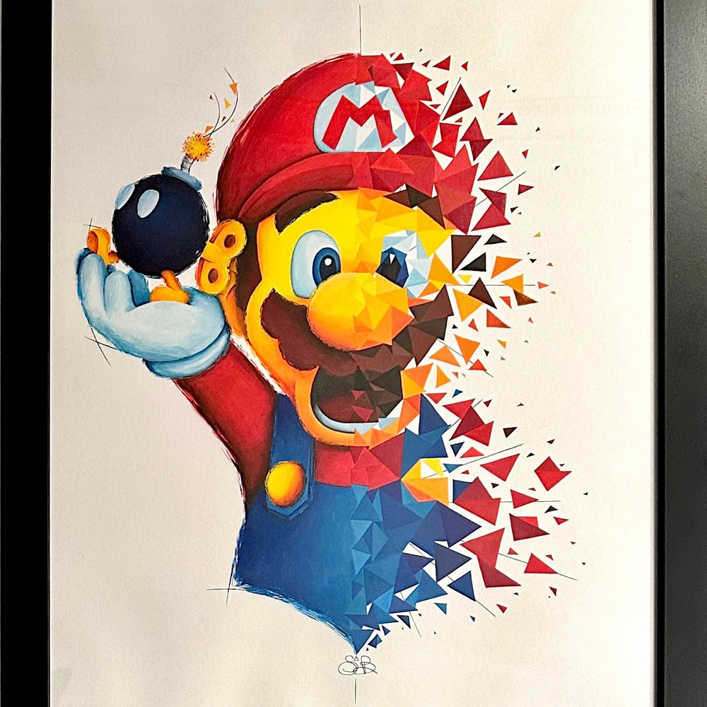 Mario Bob-omb by Sabrina Beretta by Sabrina Beretta - Signature Fine Art