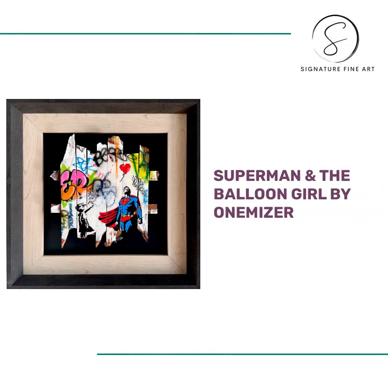 Superman &amp; The Balloon Girl by Onemizer by@Outfy