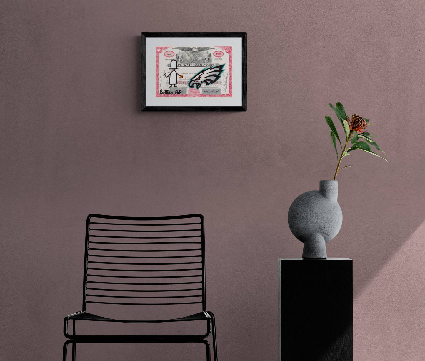 Philadelphia Eagles by Botero Pop - Signature Fine Art