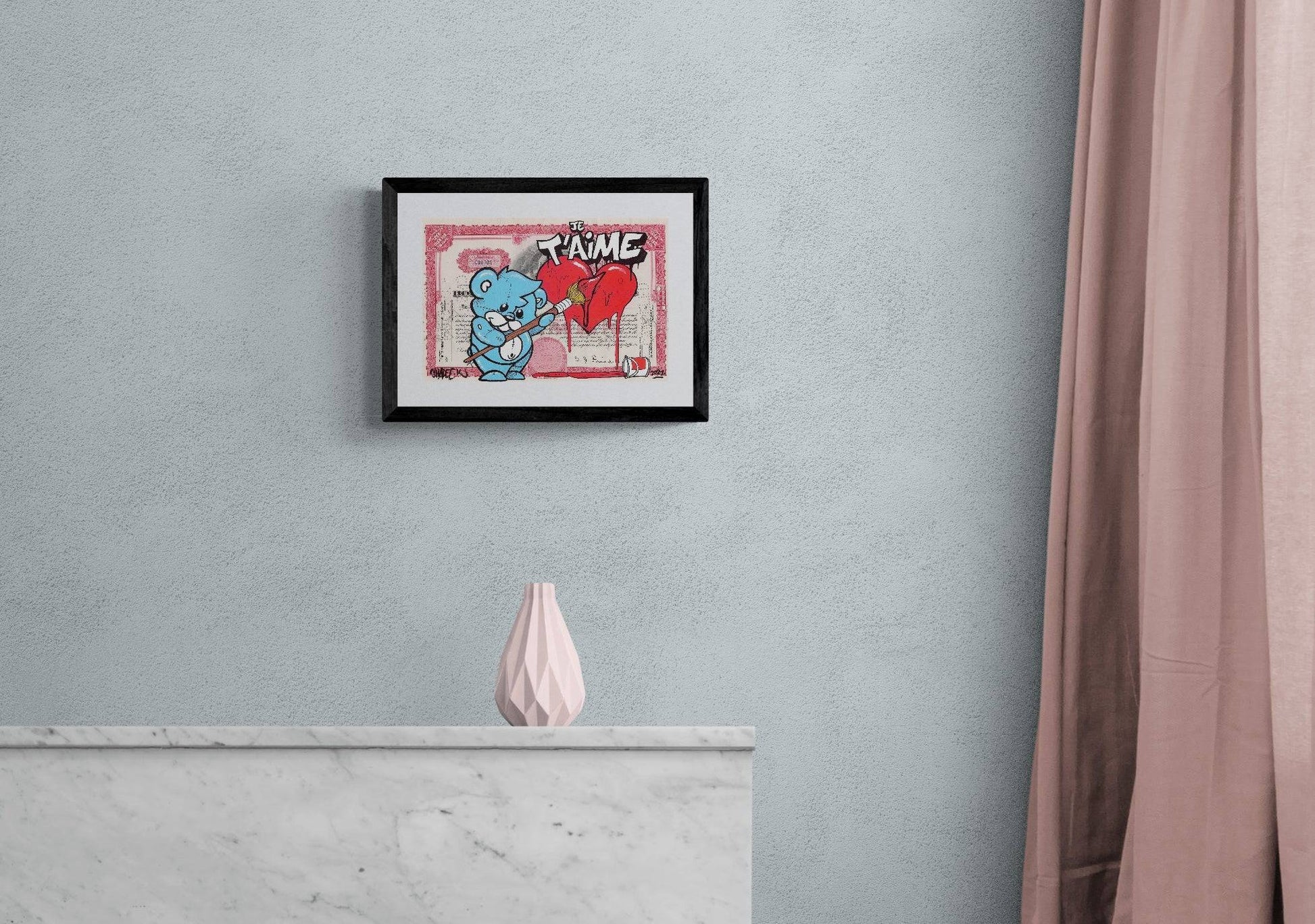 Je t'aime by Shadee K. - Signature Fine Art
