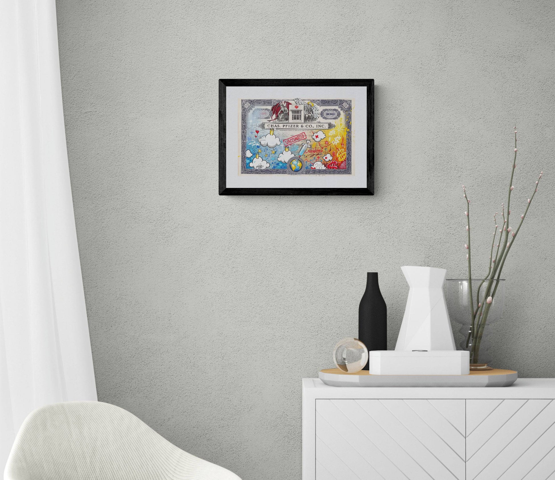 Vaccinated - Limited Edition Print by Piotre - Signature Fine Art