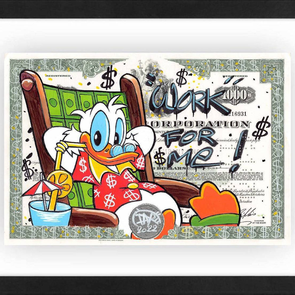 Work for me by Daru - Signature Fine Art