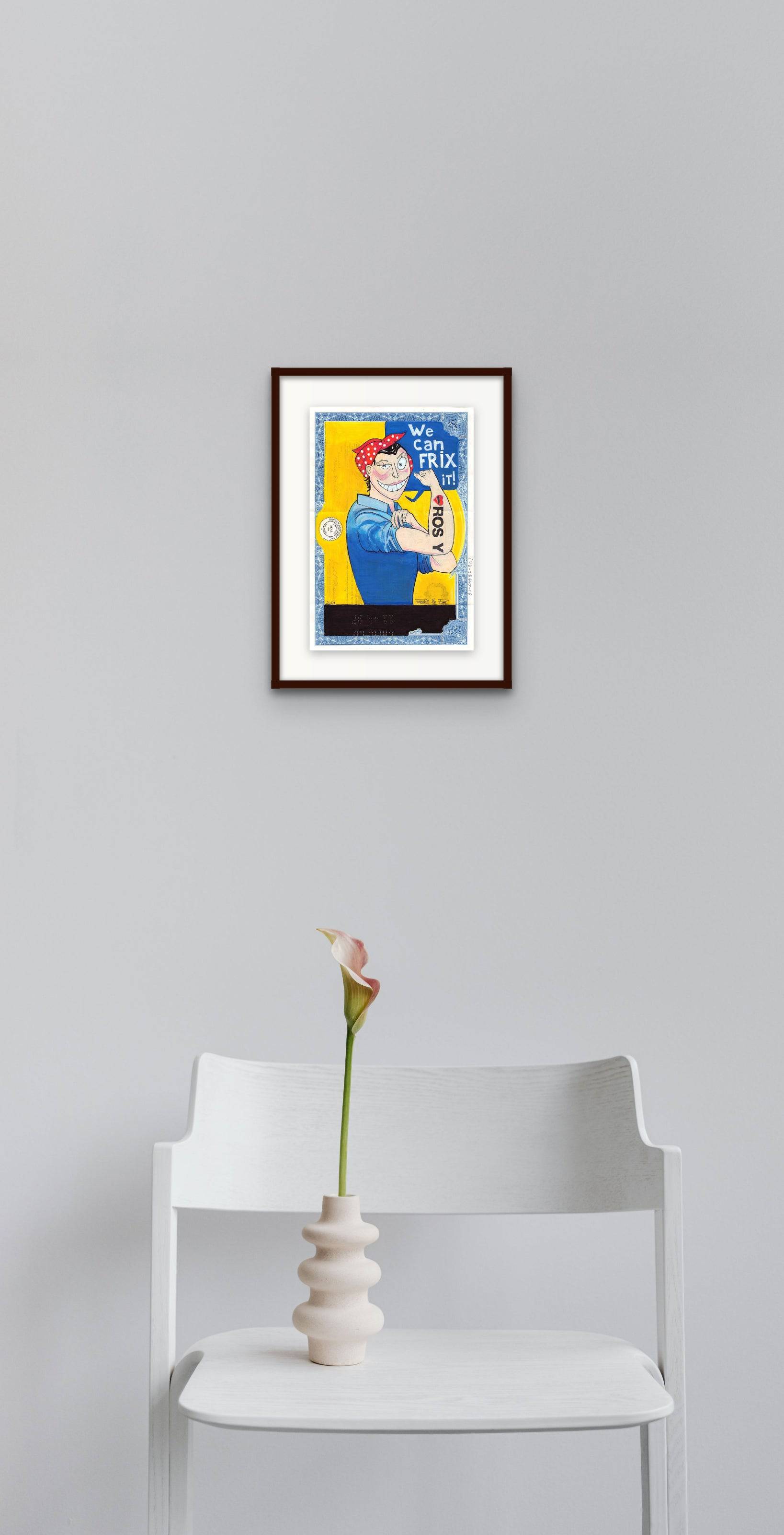 Rosy can Fix it by Freaks the Fab - Signature Fine Art
