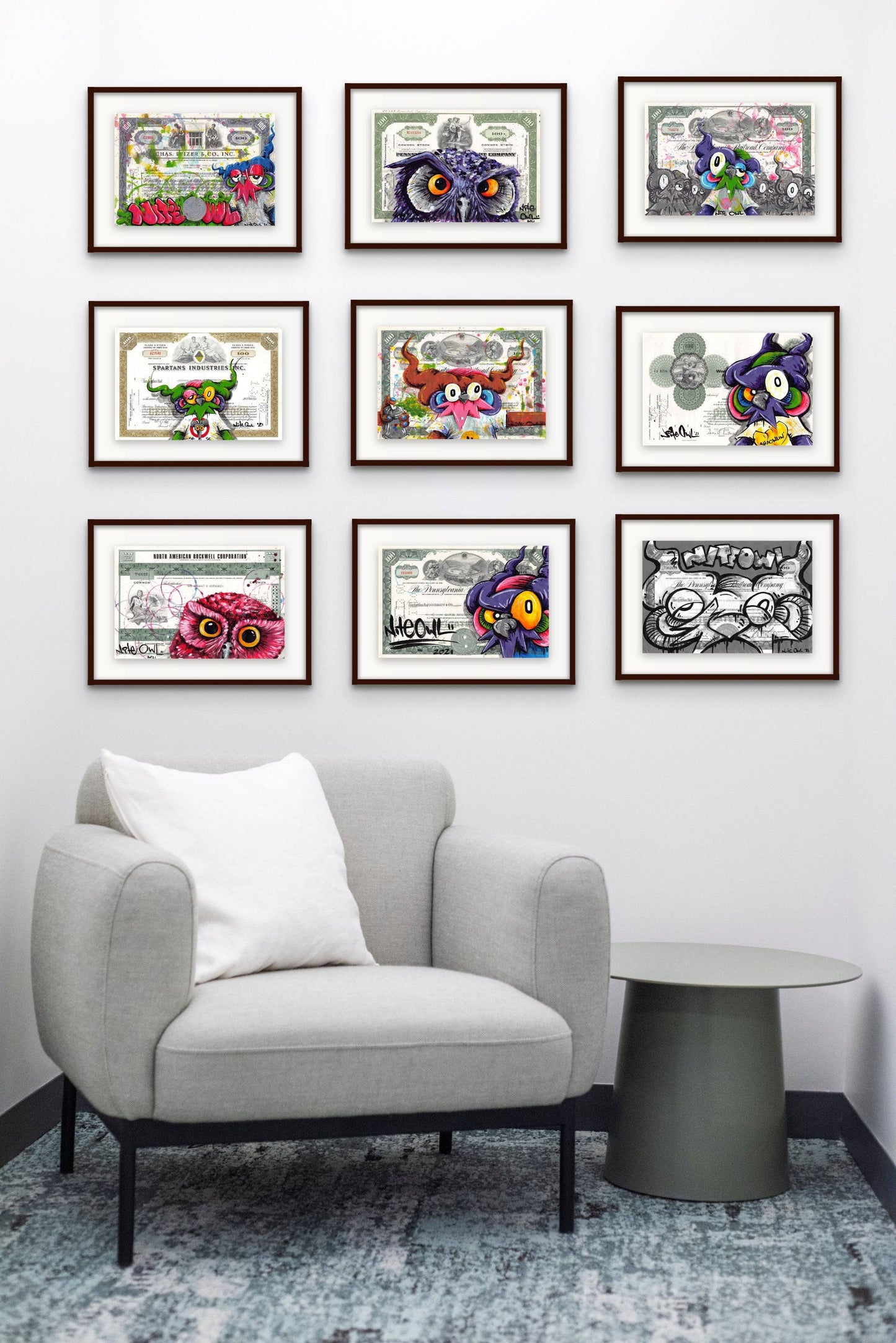Stand appart from the crowd by Nite Owl - Signature Fine Art