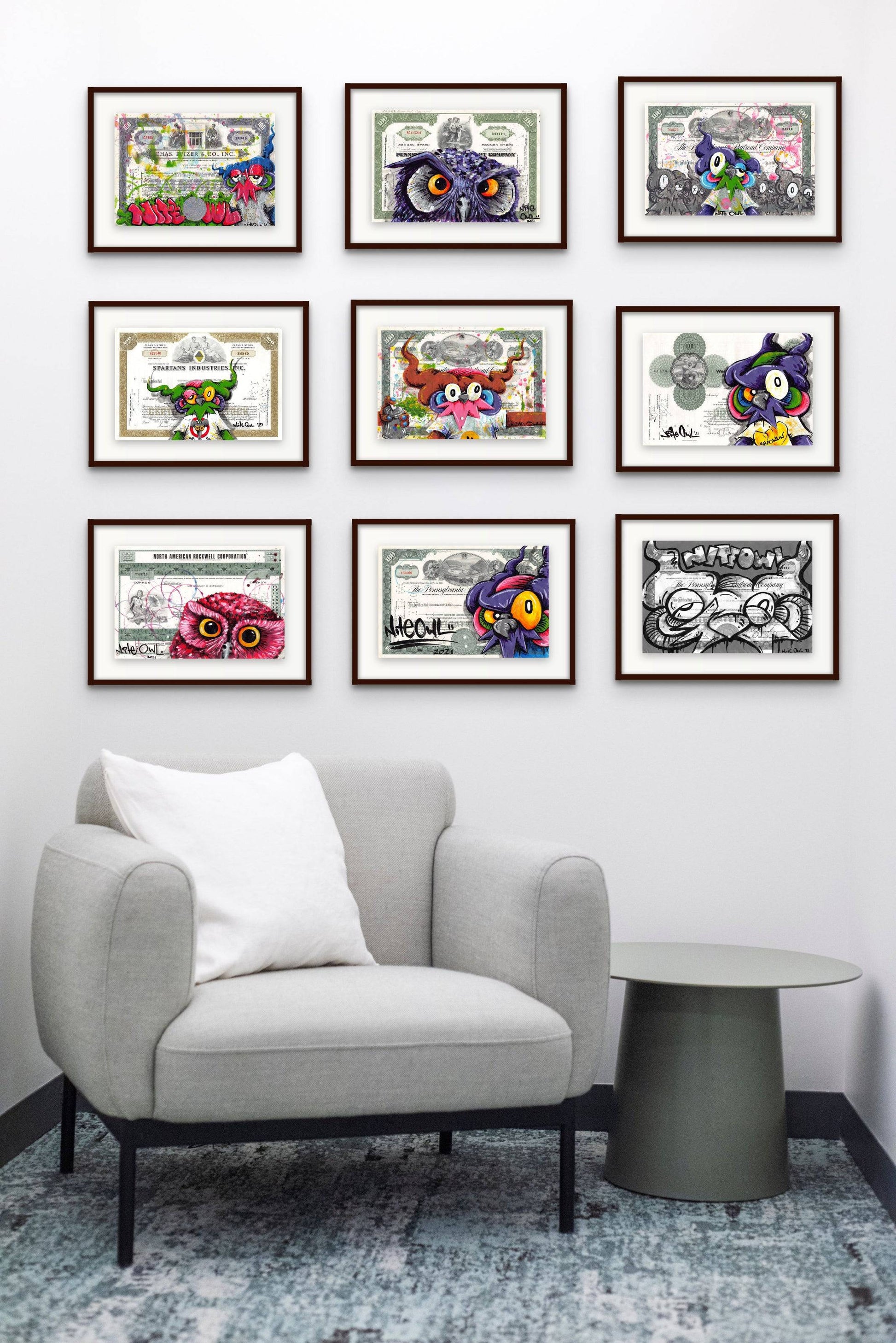 Stand appart from the crowd by Nite Owl - Signature Fine Art