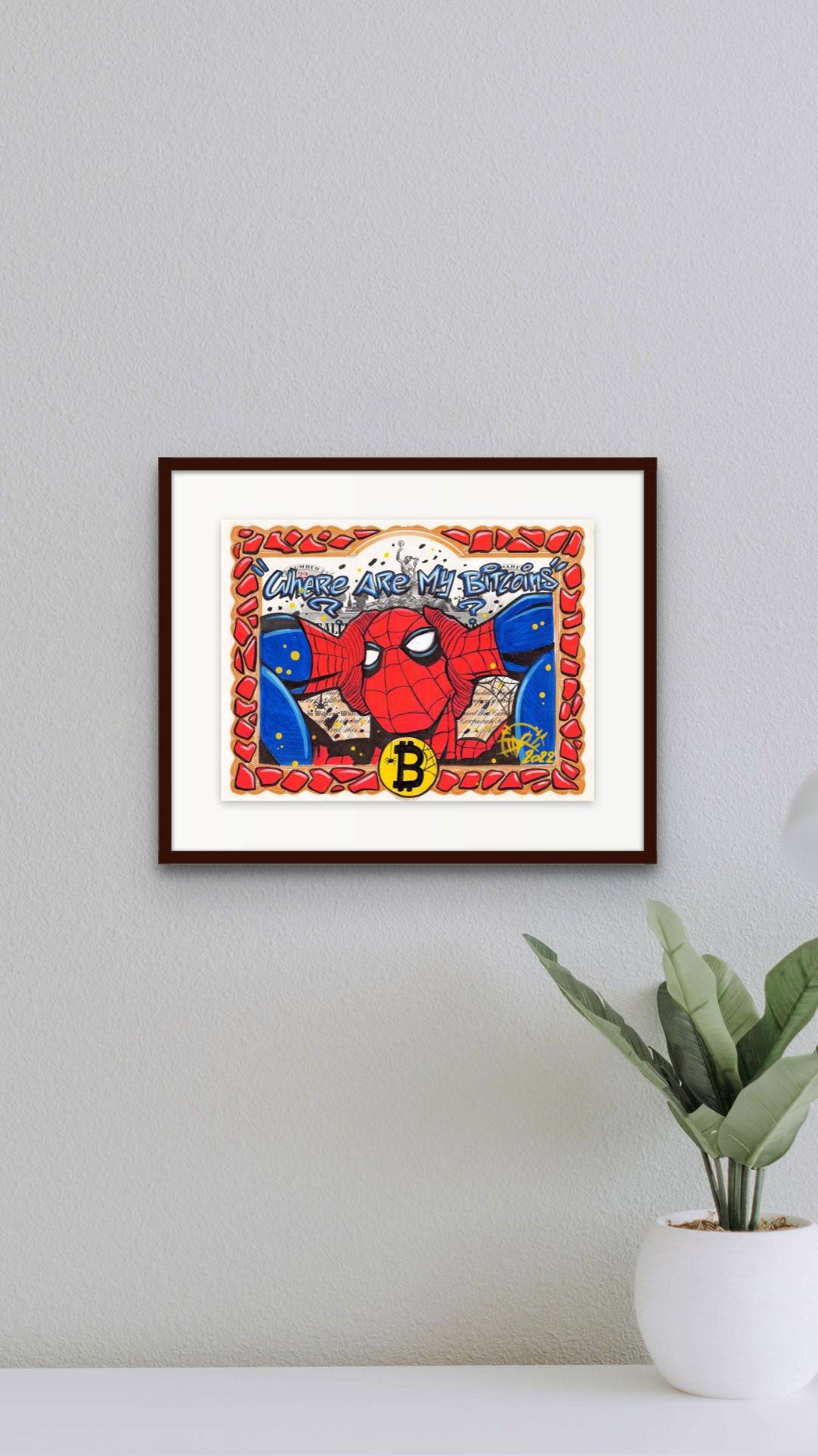 Where are my Bitcoins? by Daru - Signature Fine Art