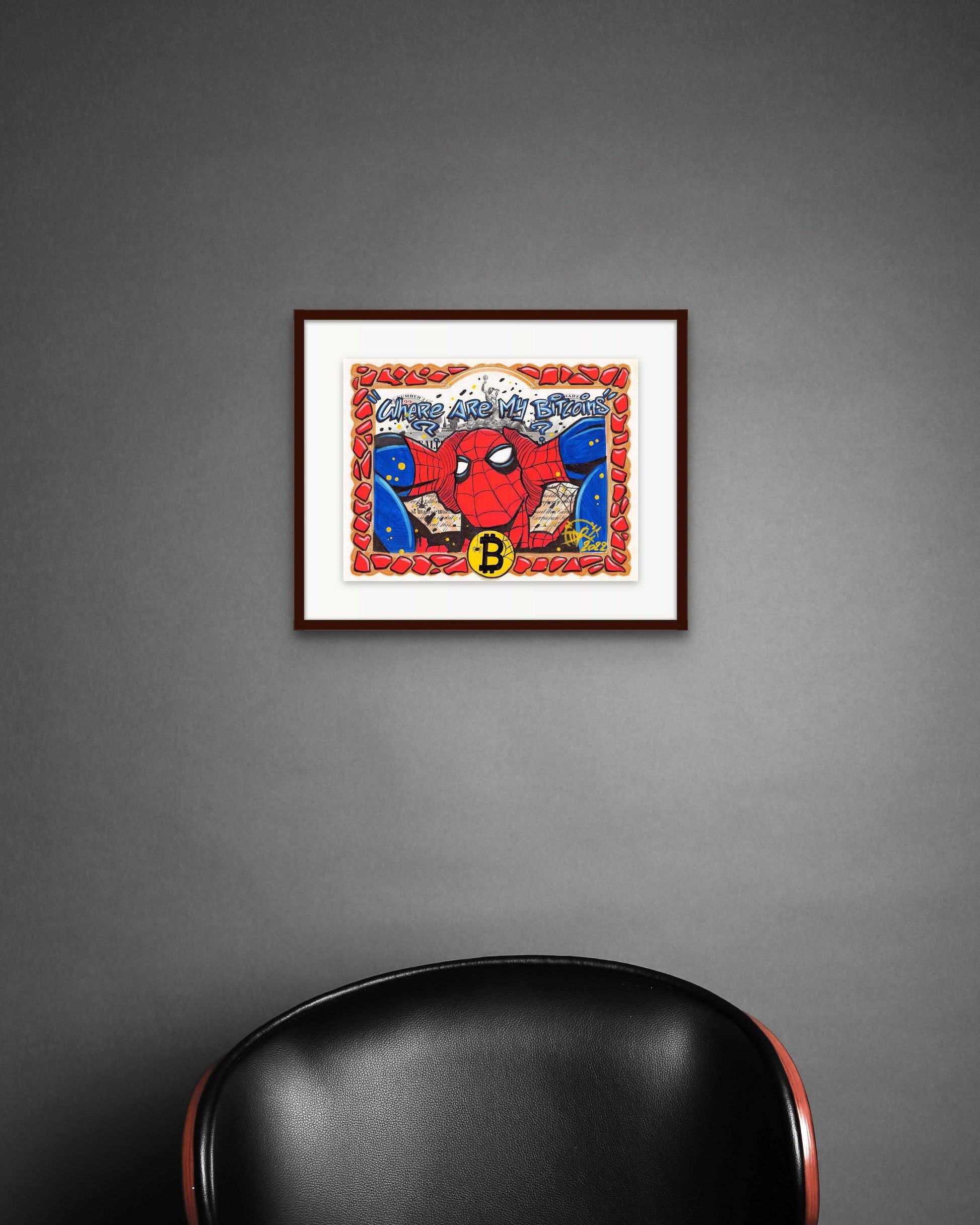 Where are my Bitcoins? by Daru - Signature Fine Art