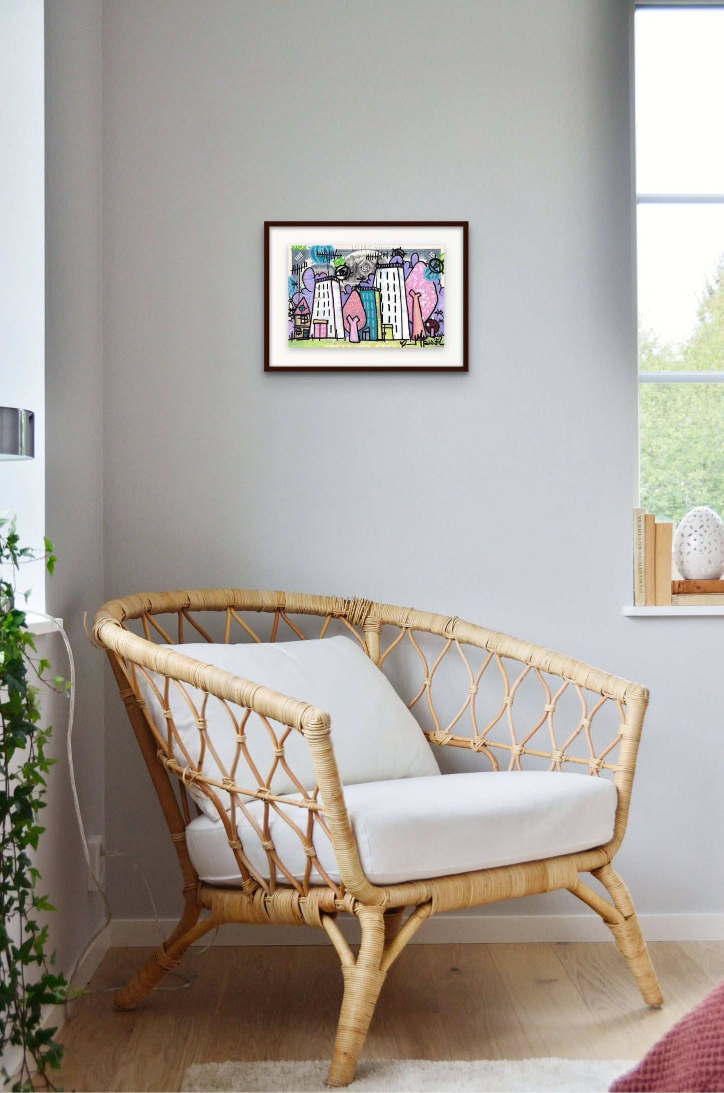 Young, I lived in a little little house by Micowel - Signature Fine Art